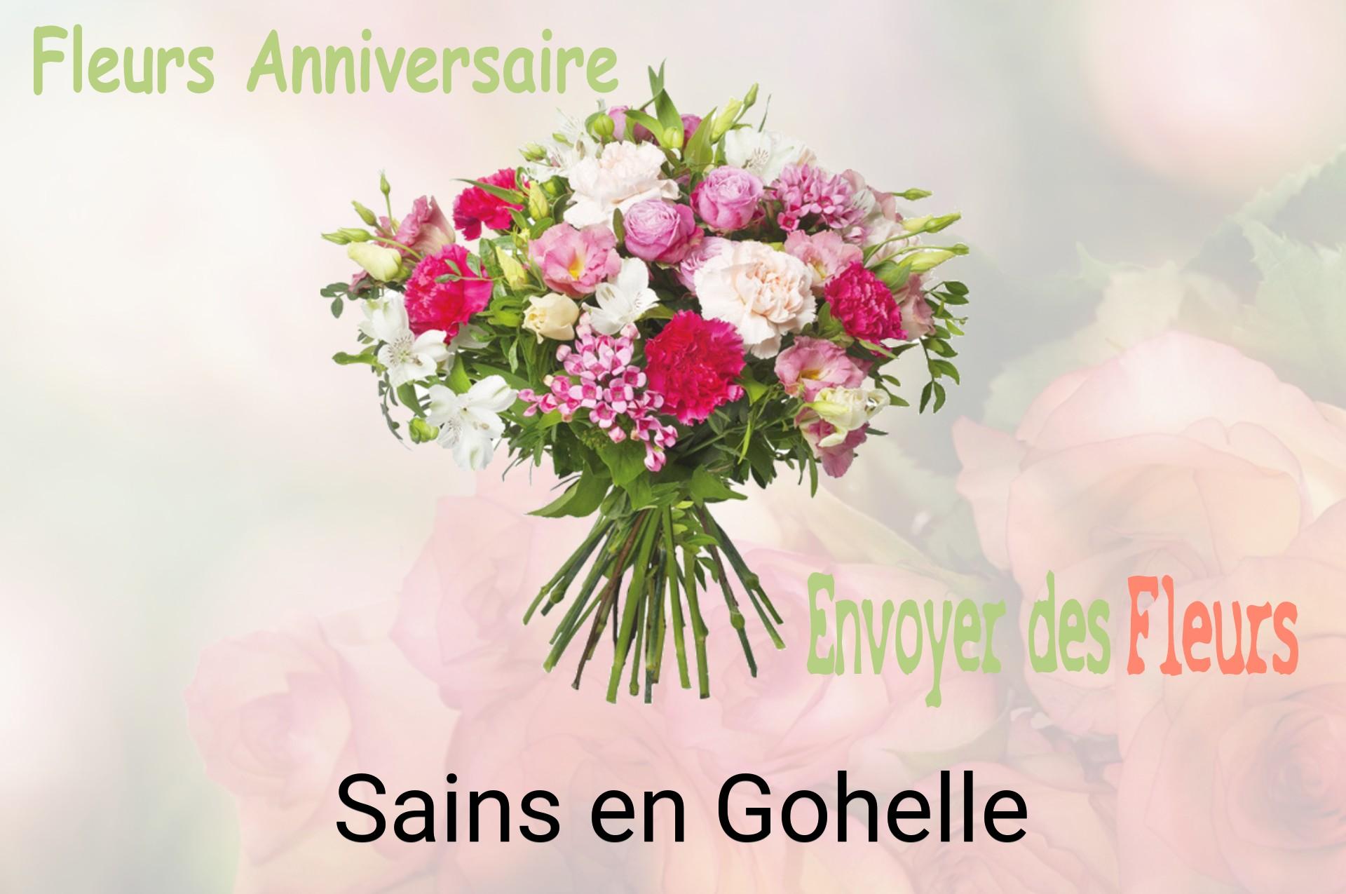 Bouquet de fleurs d’anniversaire livré à Sains-en-Gohelle